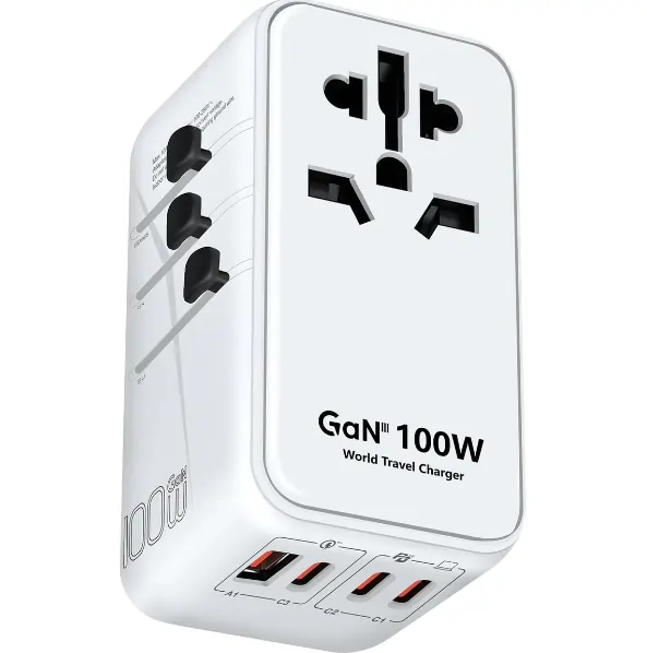 UOUCOO 100W Universal Reiseadapter Weltweit